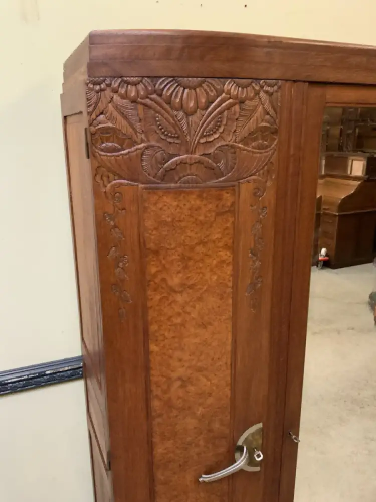 Antik - Kleiderschrank, Wäscheschrank - Art Deco -  Lieferung möglich! 5