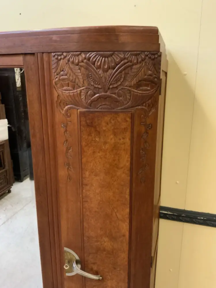 Antik - Kleiderschrank, Wäscheschrank - Art Deco -  Lieferung möglich! 7