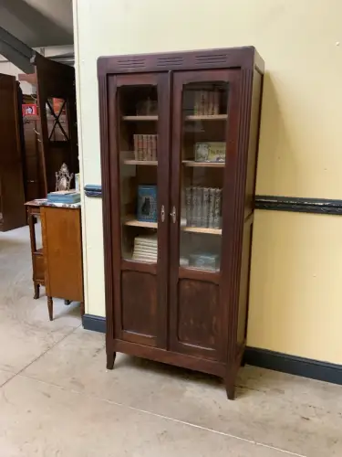 Antiker Jugendstil Bücherschrank, Vitrine, Traumhaft - Lieferung möglich!