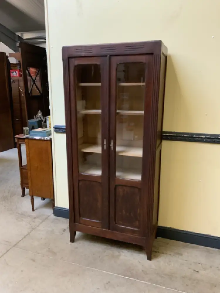 Antiker Jugendstil Bücherschrank, Vitrine, Traumhaft - Lieferung möglich! 10