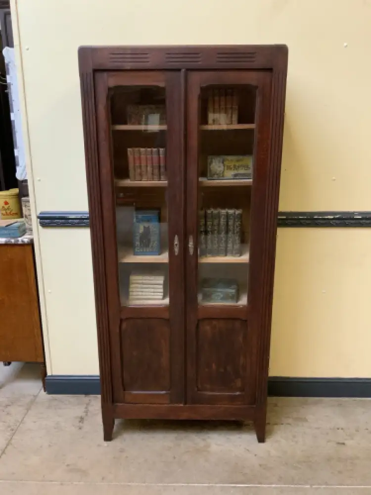 Antiker Jugendstil Bücherschrank, Vitrine, Traumhaft - Lieferung möglich! 8