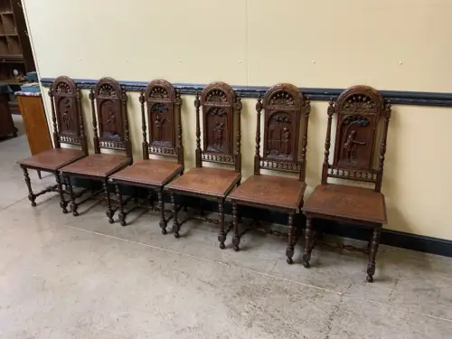 6 antike traumhaft schöne Bretonische Stühle - Lieferung möglich!