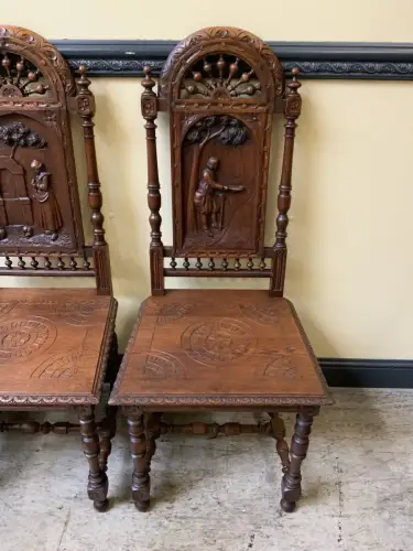 6 antike traumhaft schöne Bretonische Stühle - Lieferung möglich!