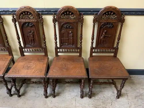 6 antike traumhaft schöne Bretonische Stühle - Lieferung möglich!