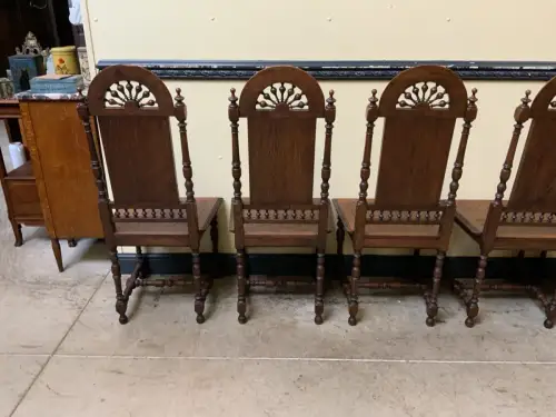 6 antike traumhaft schöne Bretonische Stühle - Lieferung möglich!