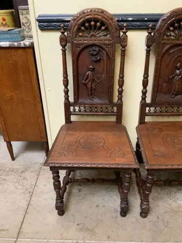 6 antike traumhaft schöne Bretonische Stühle - Lieferung möglich!