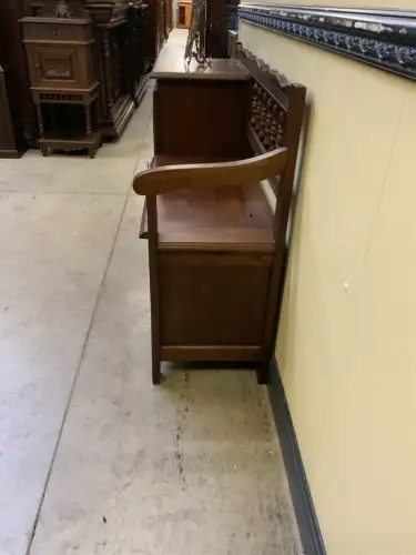 Antike  Bretonische Bank, Schuhschrank - Bretagne  - Lieferung möglich!