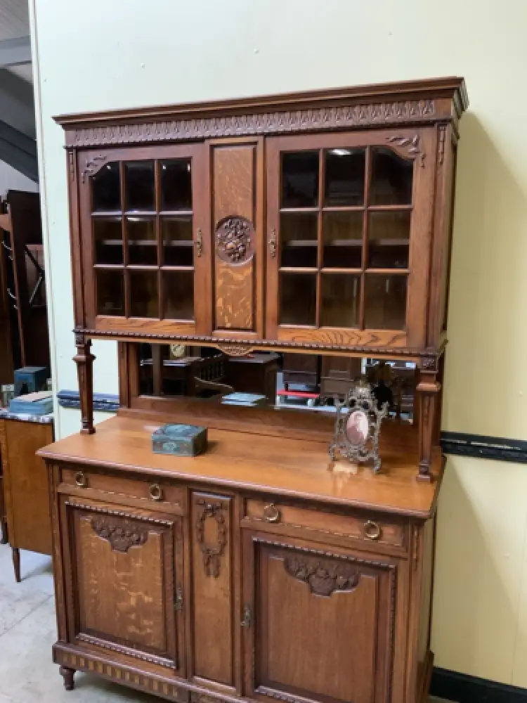 Antik - Buffet, Kredenz, Anrichte, Jugendstil,  Traumhaft - Lieferung möglich! 11