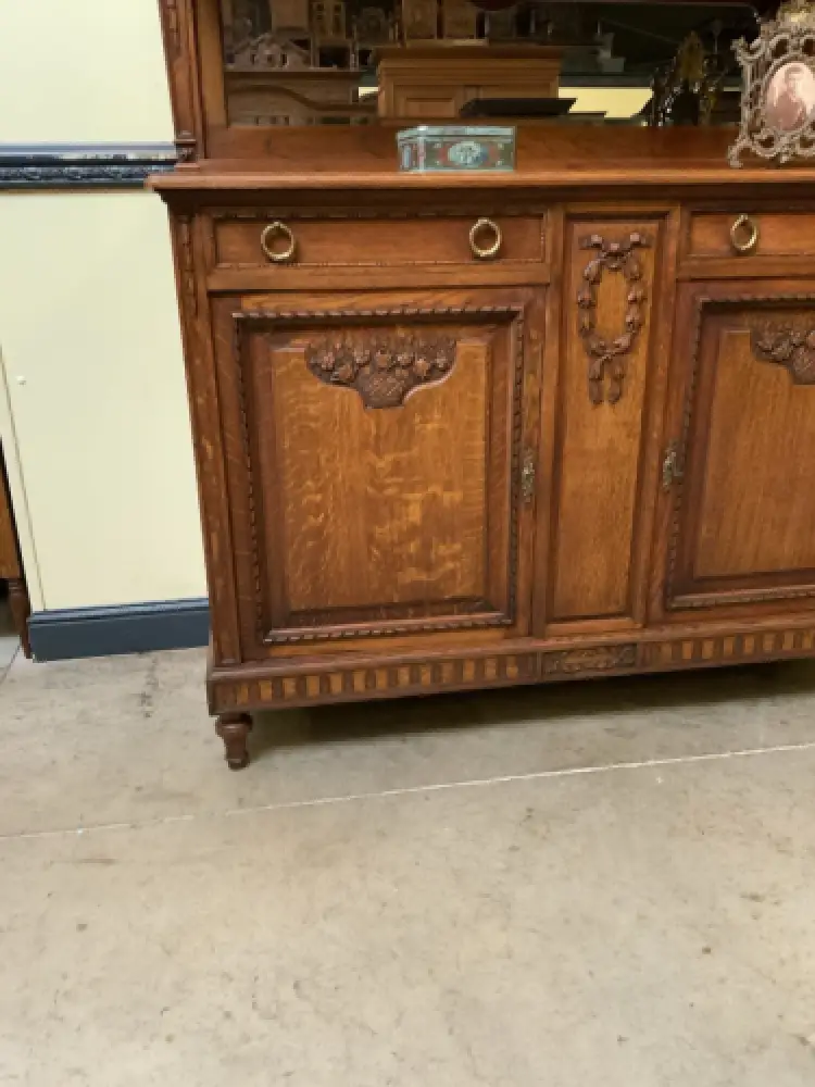 Antik - Buffet, Kredenz, Anrichte, Jugendstil,  Traumhaft - Lieferung möglich! 8