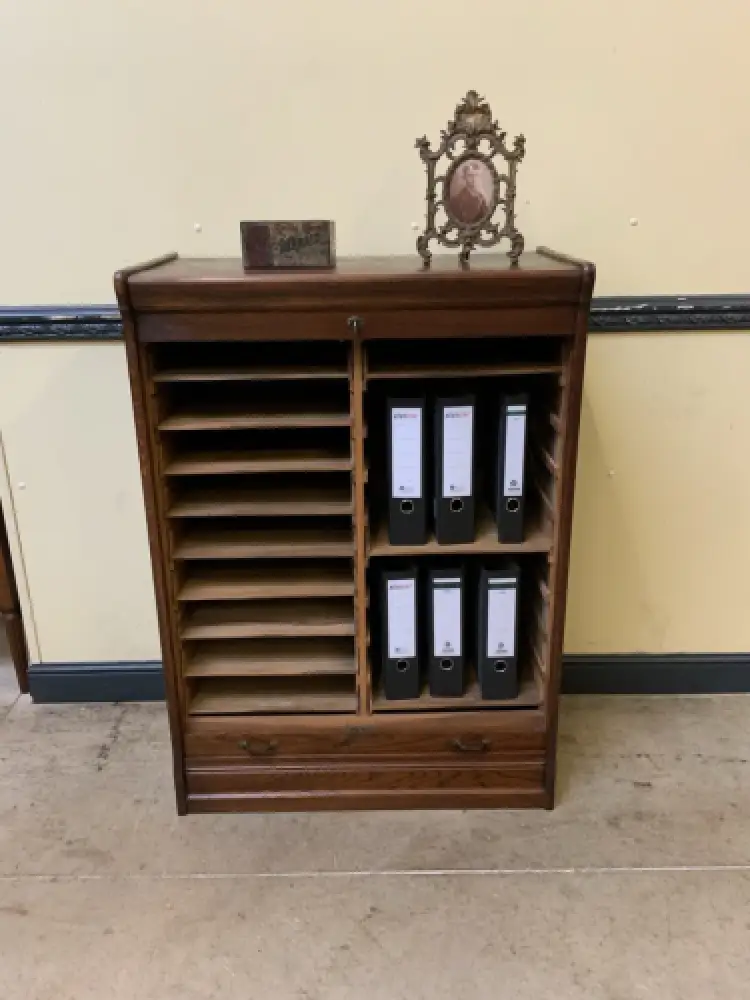 Antik - Archiv Schrank, Vertiko, Jugendstil - Lieferung möglich! 12