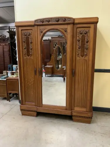 Antik - Kleiderschrank, Wäscheschrank - Art Deco -  Lieferung möglich!