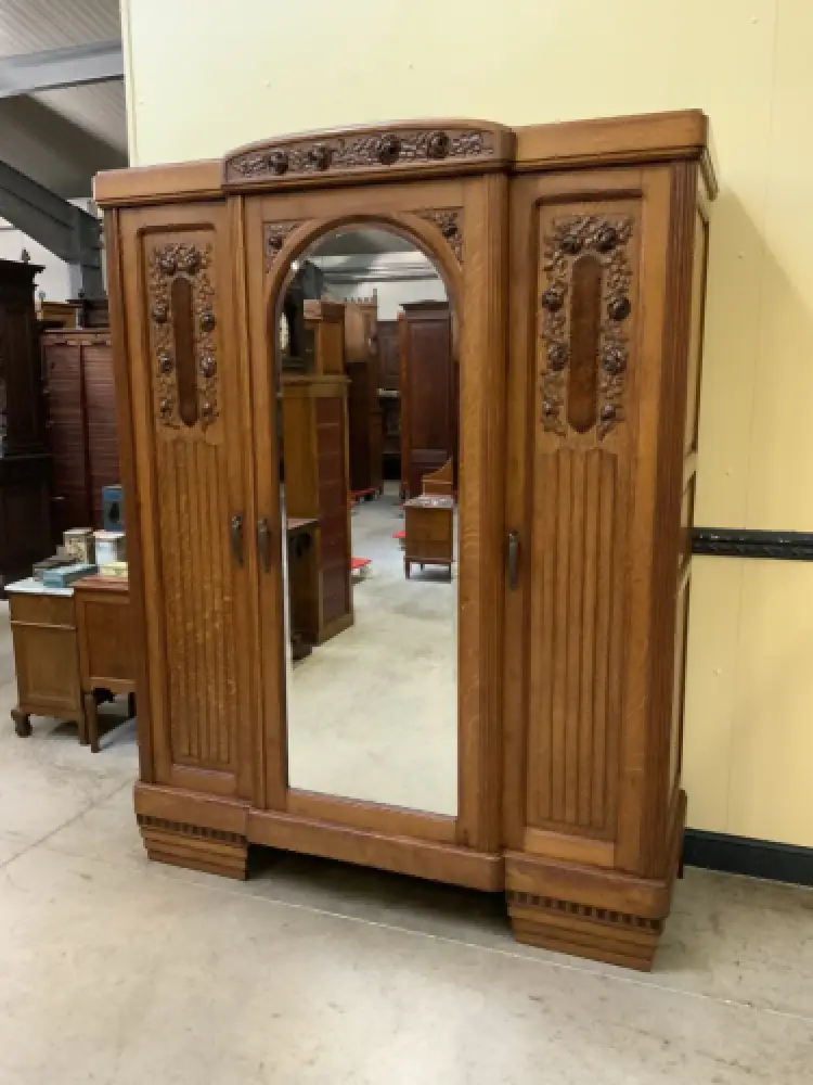 Antik - Kleiderschrank, Wäscheschrank - Art Deco -  Lieferung möglich! 1