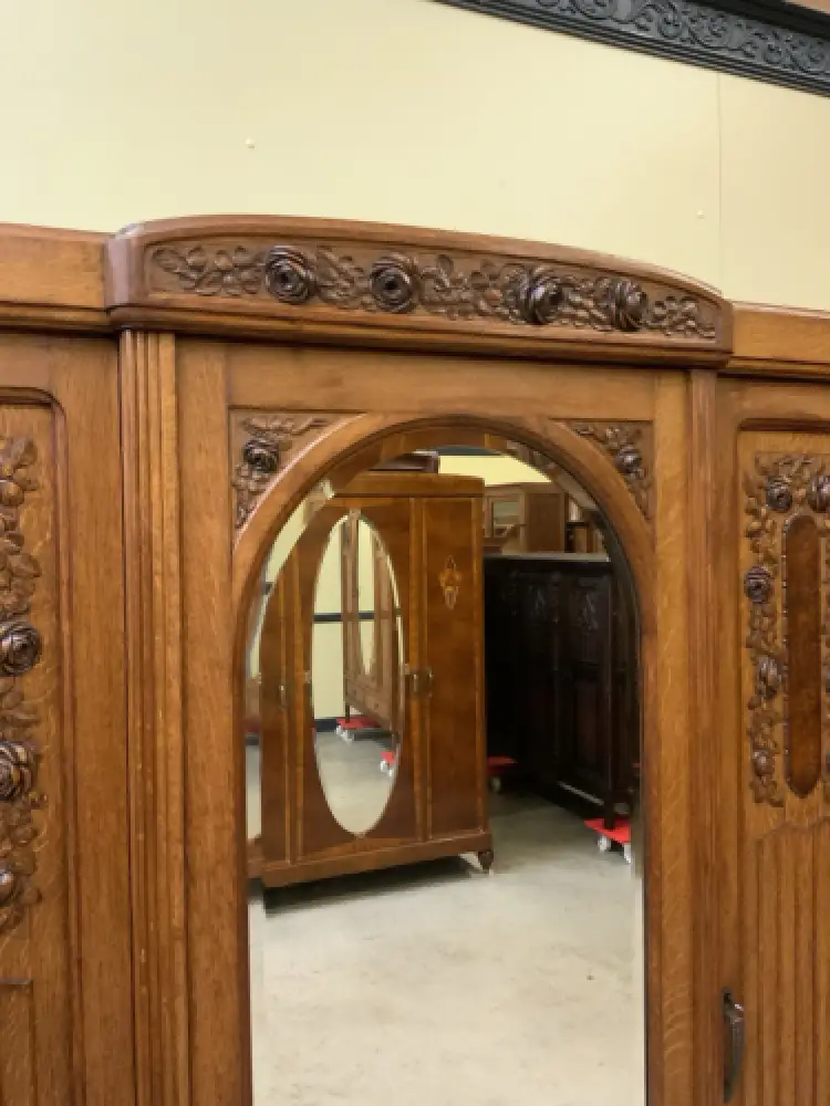 Antik - Kleiderschrank, Wäscheschrank - Art Deco -  Lieferung möglich! 11