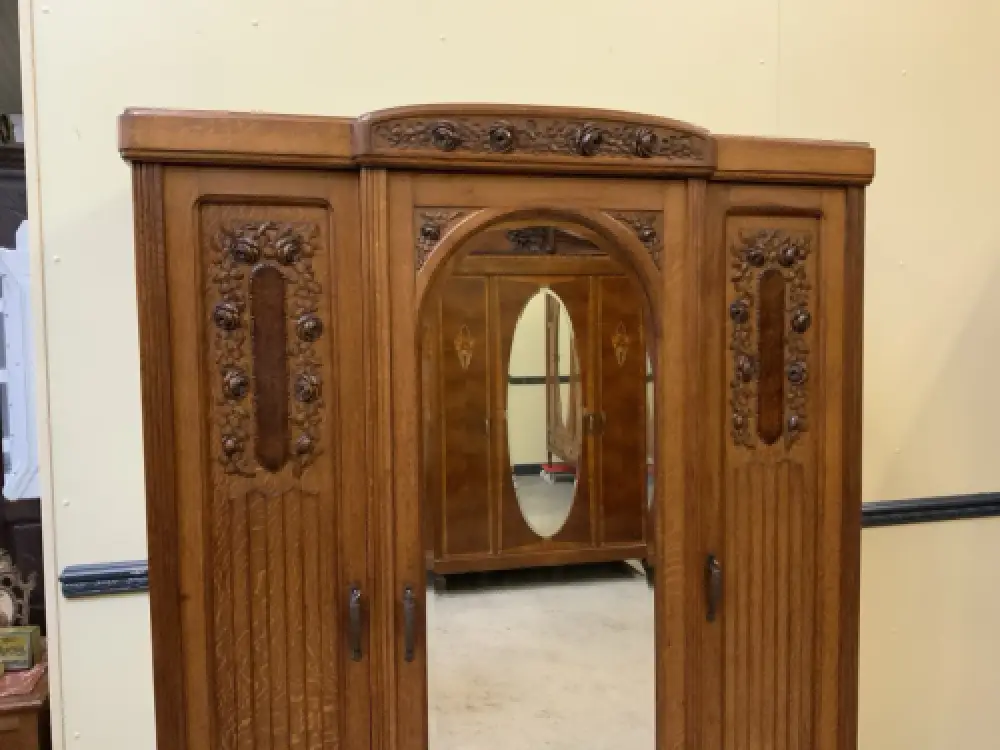 Antik - Kleiderschrank, Wäscheschrank - Art Deco -  Lieferung möglich! 5