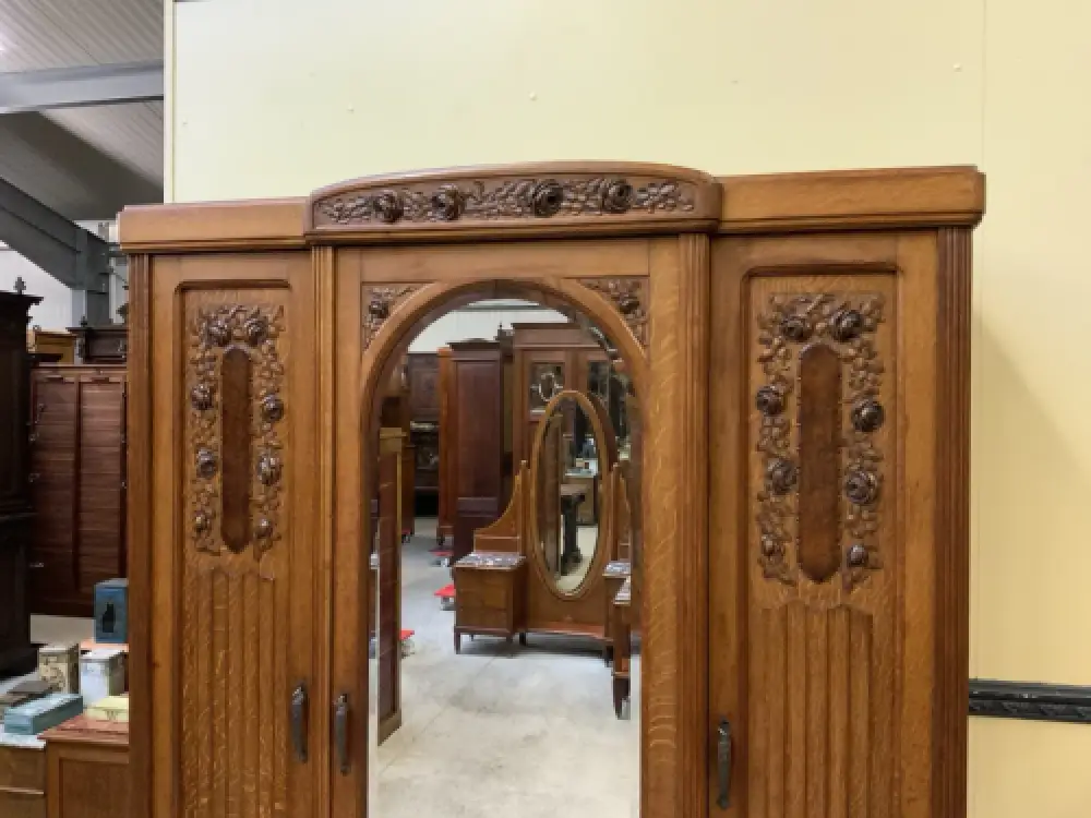 Antik - Kleiderschrank, Wäscheschrank - Art Deco -  Lieferung möglich! 8