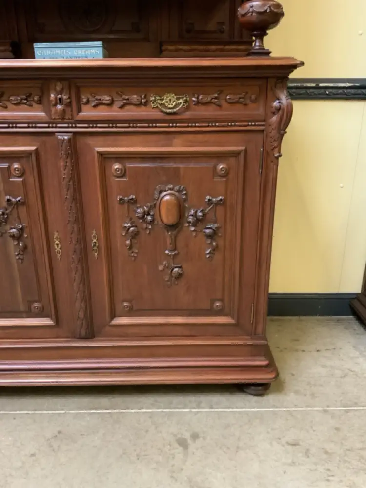 Antik - Imposantes Buffet, Kredenz, Vitrine, - Jugendstil - Lieferung möglich! 18