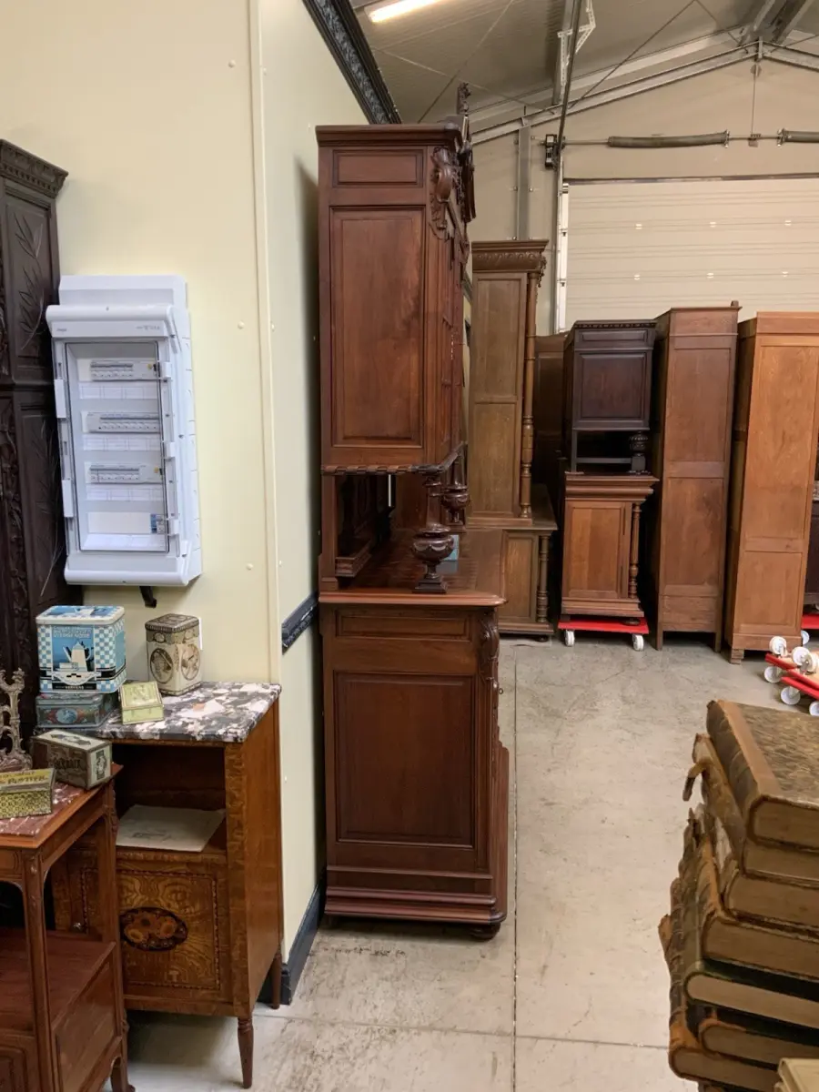 Antik - Imposantes Buffet, Kredenz, Vitrine, - Jugendstil - Lieferung möglich! 5