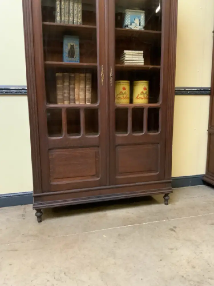 Antik - Vitrine, Bücherschrank - Jugendstil -  Lieferung möglich! 10