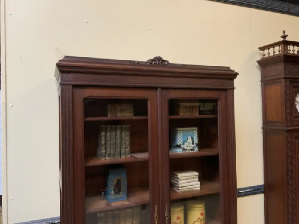 Antik - Vitrine, Bücherschrank - Jugendstil -  Lieferung möglich! 12