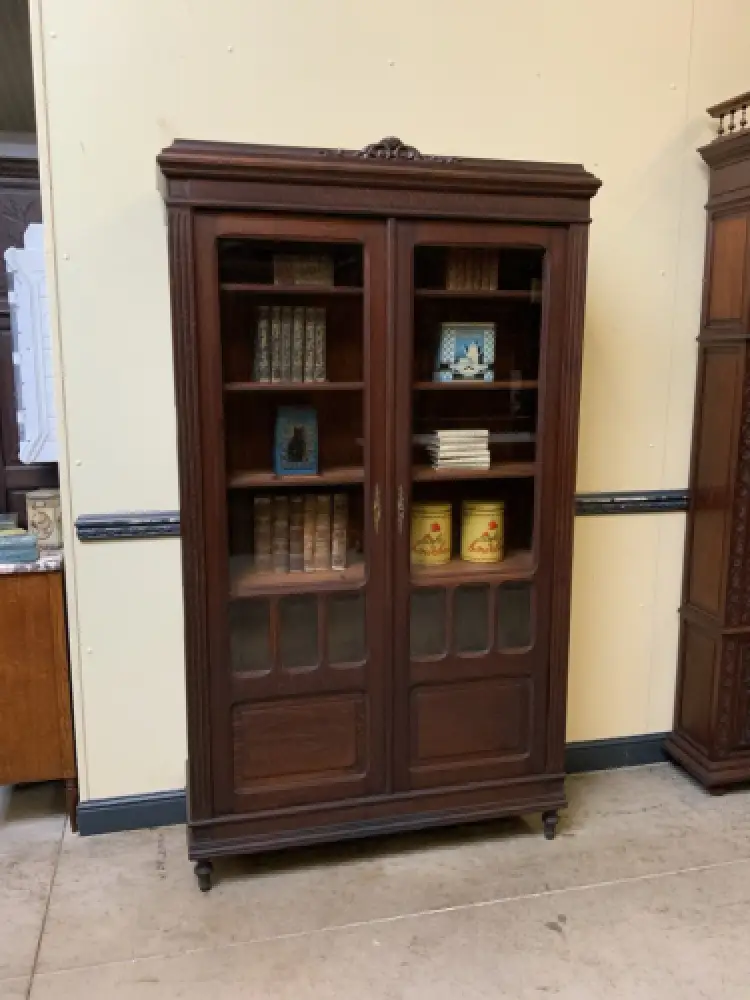 Antik - Vitrine, Bücherschrank - Jugendstil -  Lieferung möglich! 5