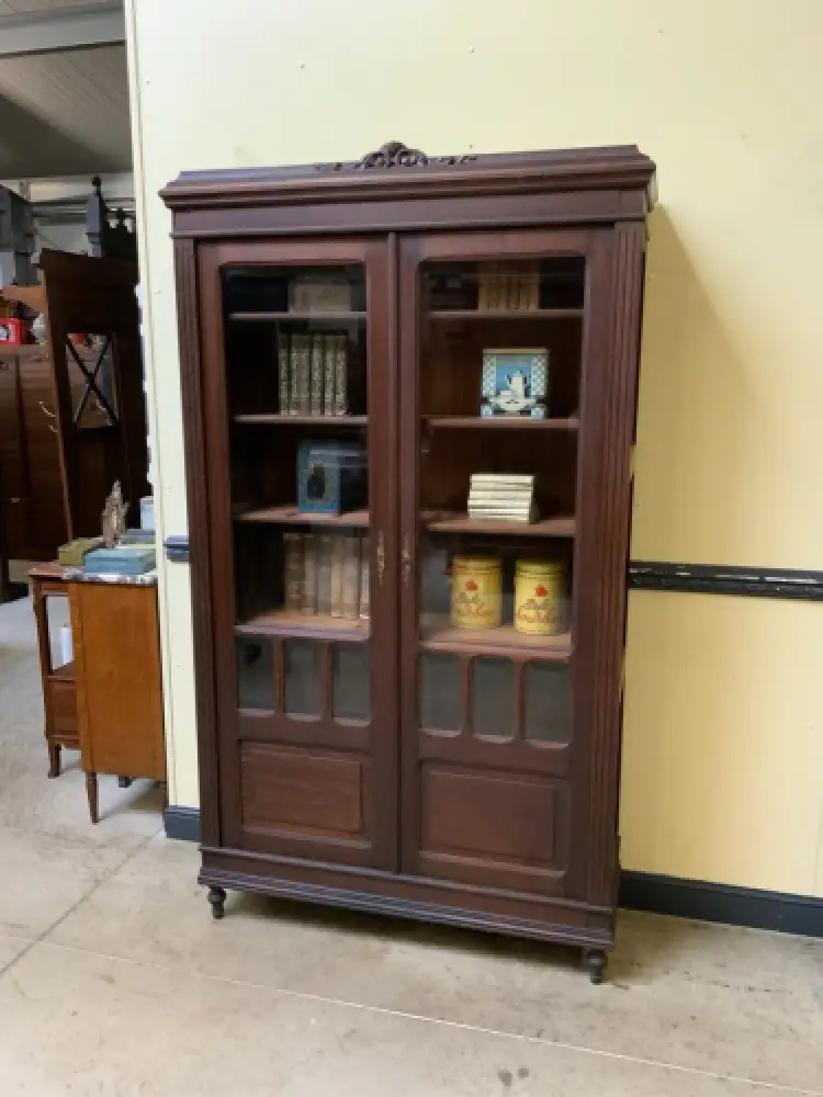 Antik - Vitrine, Bücherschrank - Jugendstil -  Lieferung möglich! 6