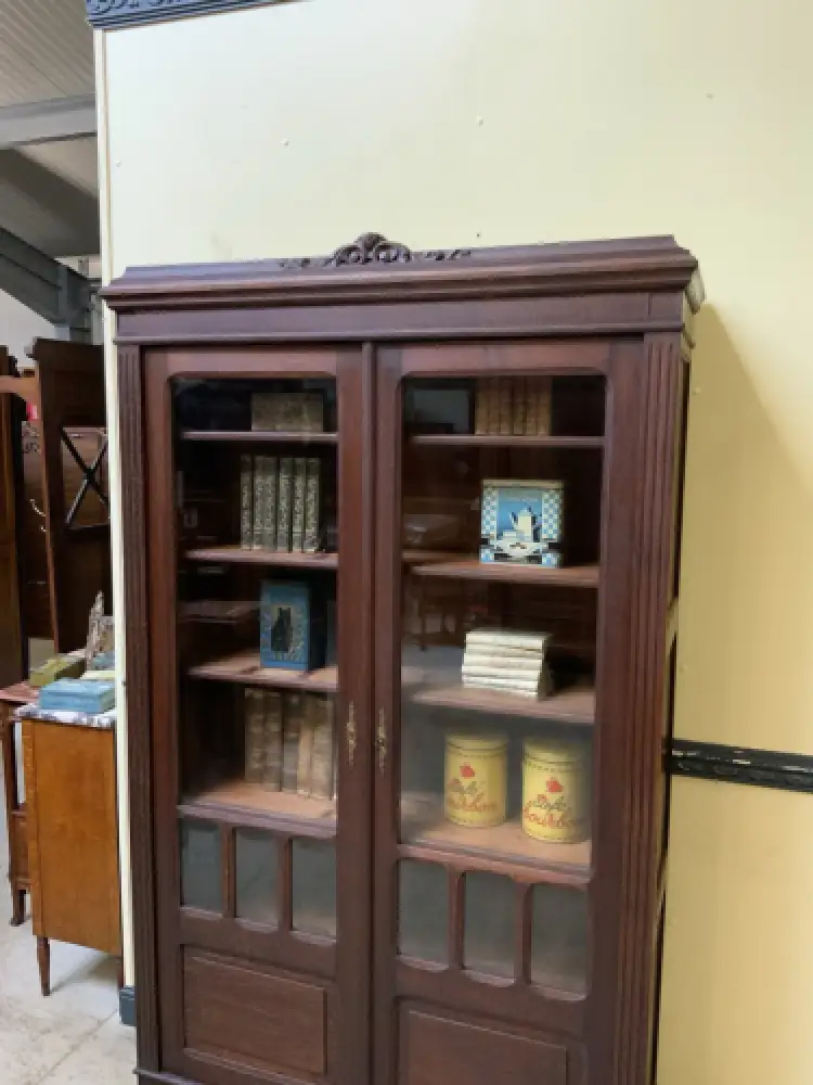 Antik - Vitrine, Bücherschrank - Jugendstil -  Lieferung möglich! 7