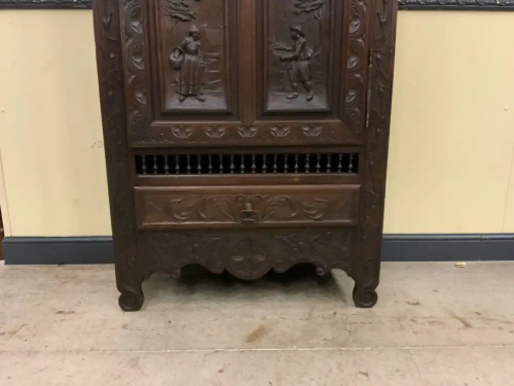 Antiker bretonischer Geschirrschrank, Vertiko - traumhaft - Lieferung möglich! 8