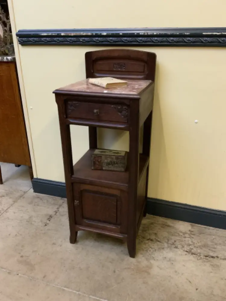 Antiker Jugendstil Nachtschrank, Vertiko   - Lieferung möglich! 2