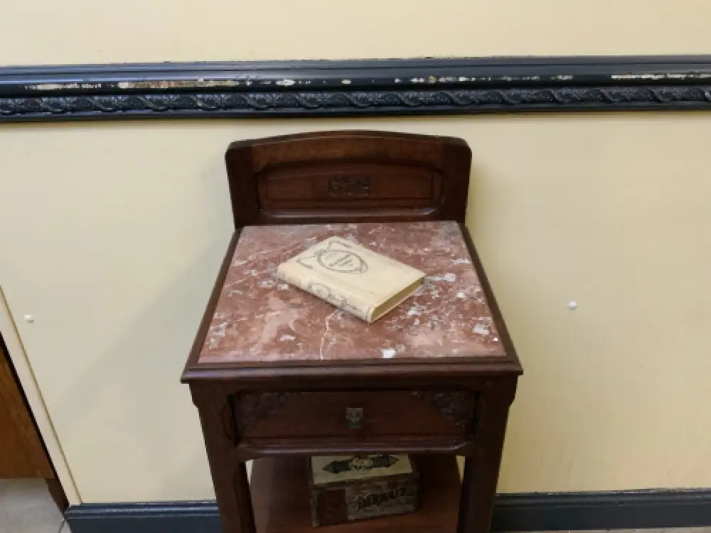 Antiker Jugendstil Nachtschrank, Vertiko   - Lieferung möglich! 6