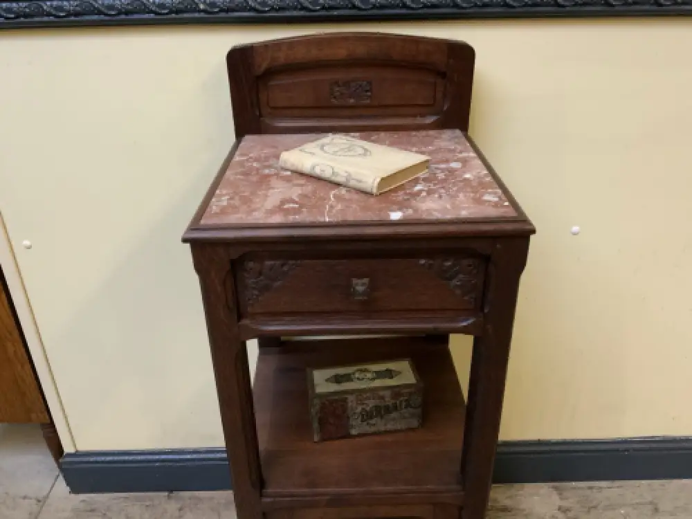 Antiker Jugendstil Nachtschrank, Vertiko   - Lieferung möglich! 7