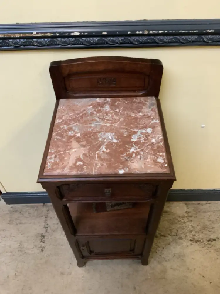 Antiker Jugendstil Nachtschrank, Vertiko   - Lieferung möglich! 9