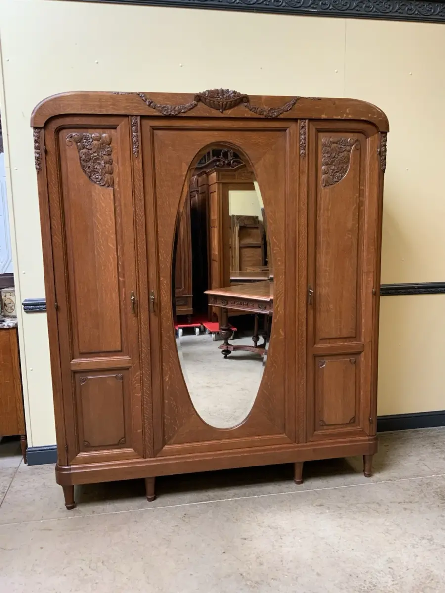 Antiker Art Deco Wäscheschrank, Kleiderschrank - 1932 -Lieferung möglich!