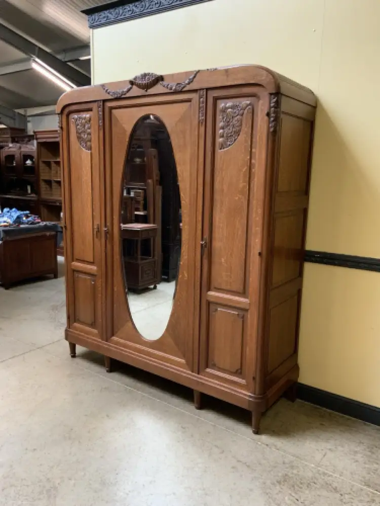 Antiker Art Deco Wäscheschrank, Kleiderschrank - 1932 -Lieferung möglich! 2