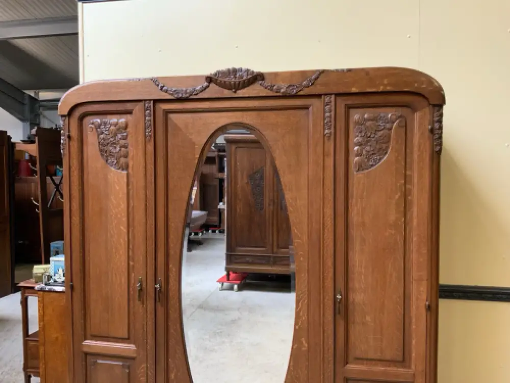 Antiker Art Deco Wäscheschrank, Kleiderschrank - 1932 -Lieferung möglich! 8