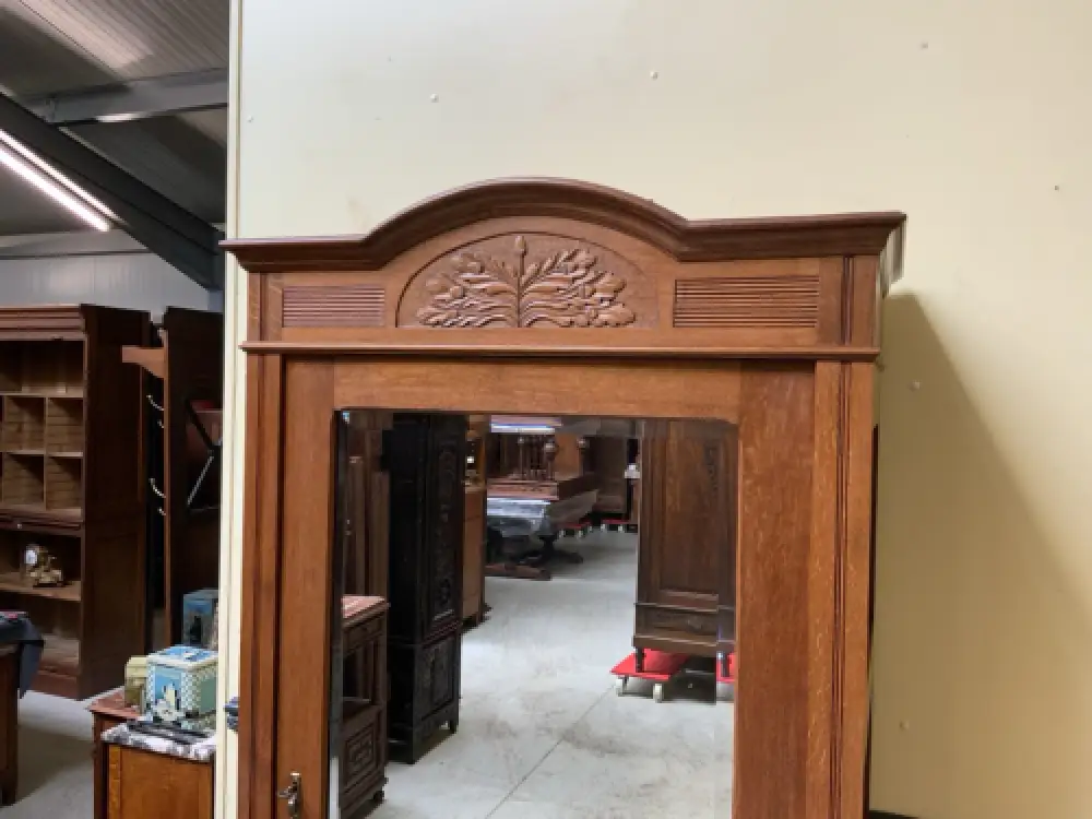 Antiker Jugendstil Wäscheschrank, -   Lieferung möglich! 11