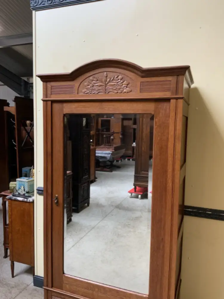 Antiker Jugendstil Wäscheschrank, -   Lieferung möglich! 12