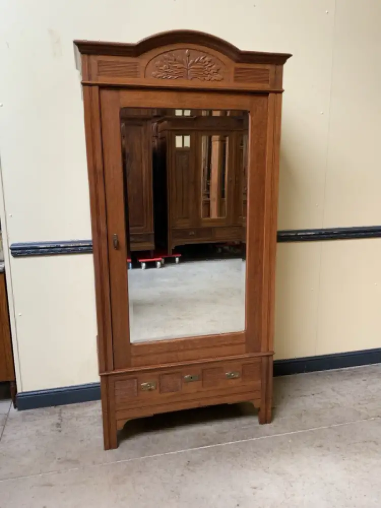 Antiker Jugendstil Wäscheschrank, -   Lieferung möglich! 2