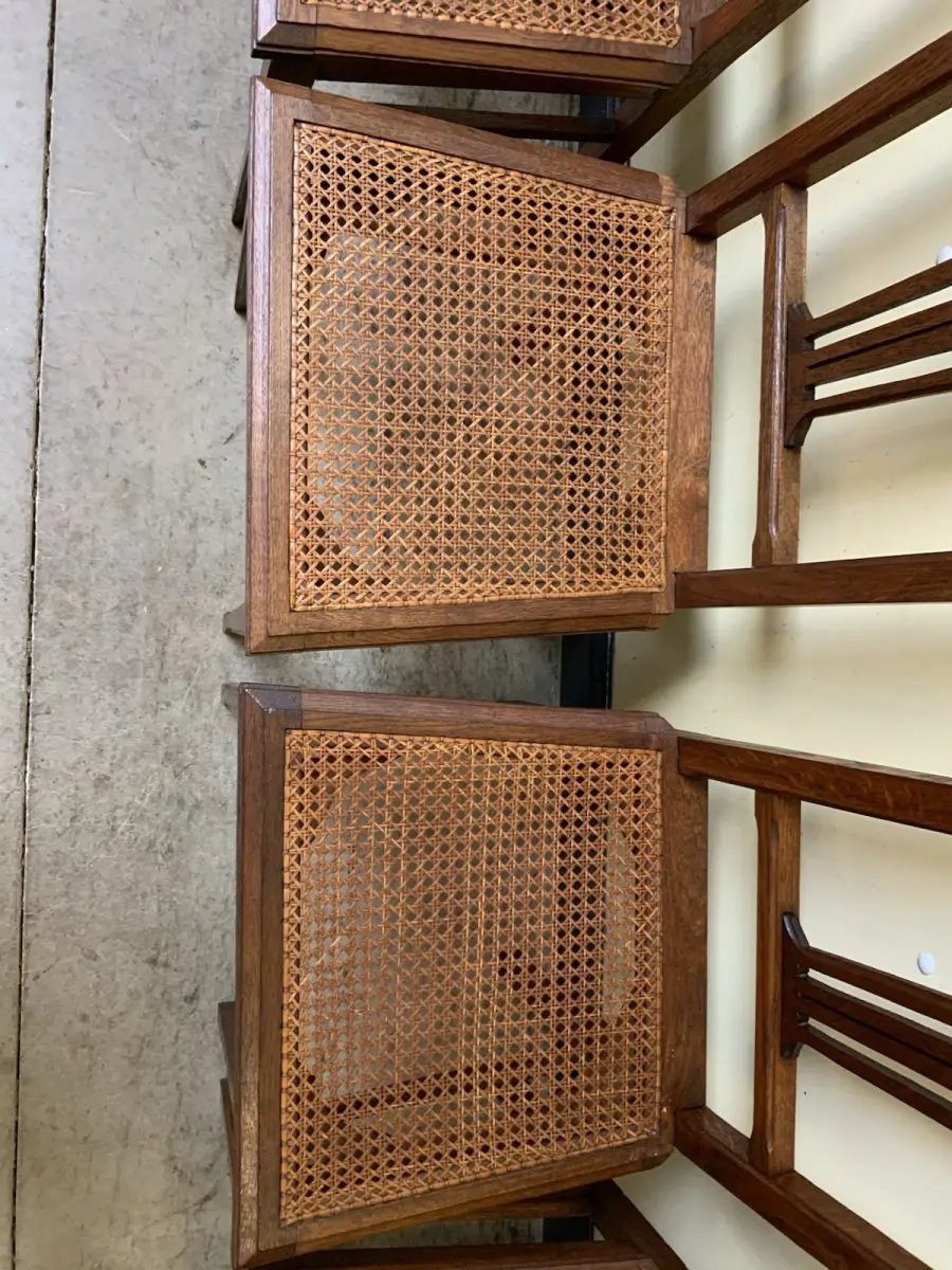 12 antike Jugendstil Stühle - Lieferung möglich! 11