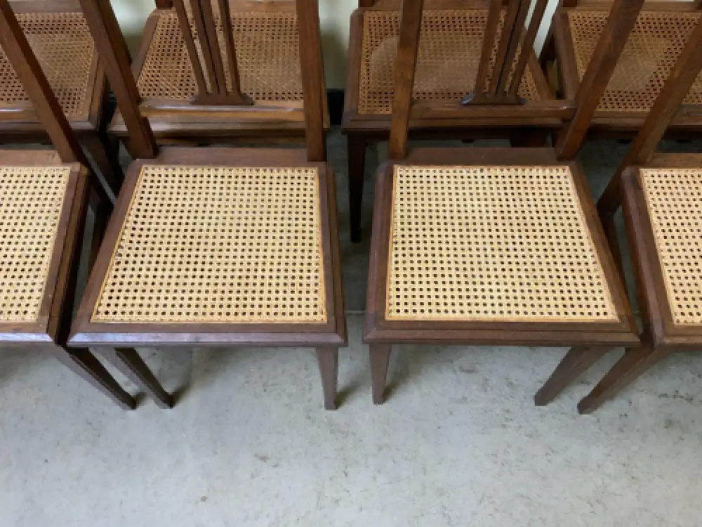 12 antike Jugendstil Stühle - Lieferung möglich! 18