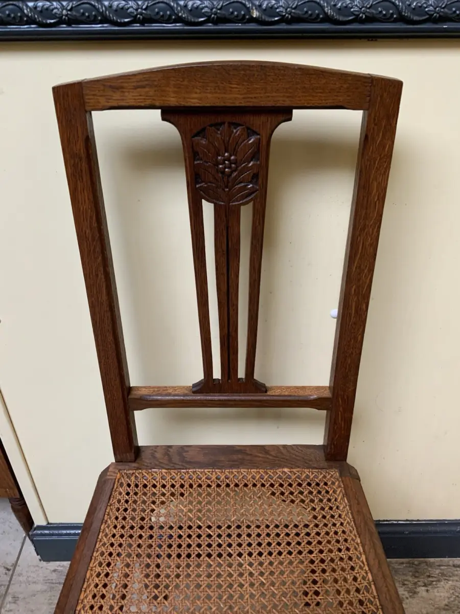 12 antike Jugendstil Stühle - Lieferung möglich! 4