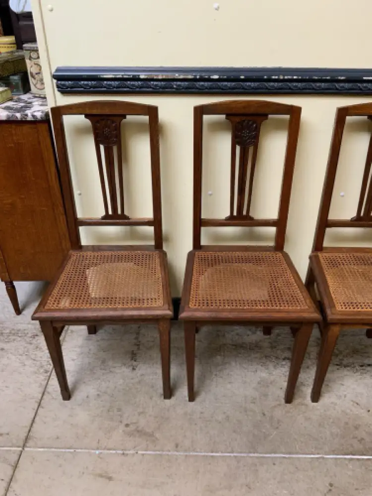 12 antike Jugendstil Stühle - Lieferung möglich! 7