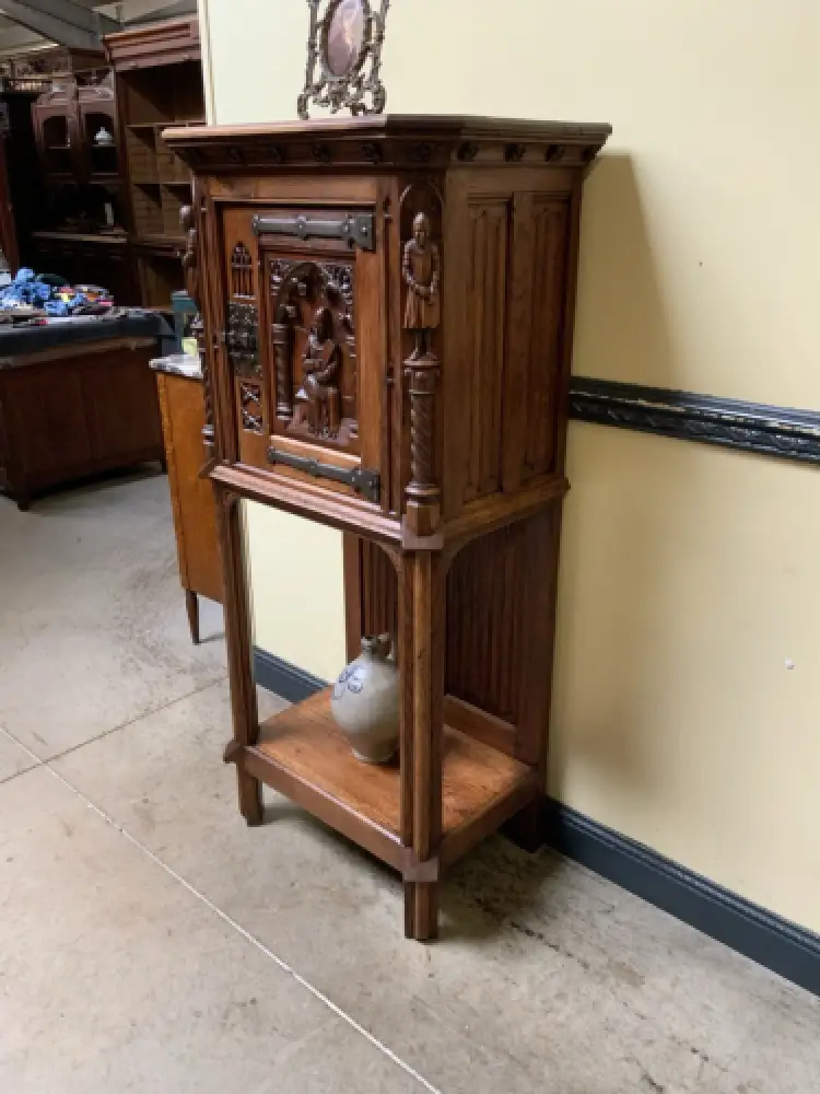 Antik - Vertiko, Anrichte - Neogotik - Lieferung möglich! 3