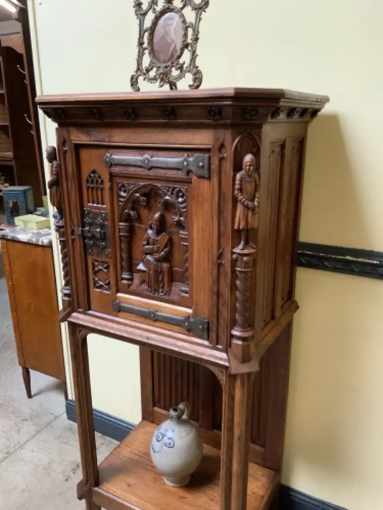 Antik - Vertiko, Anrichte - Neogotik - Lieferung möglich! 9