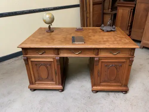 Antik - frei aufstellbarer Schreibtisch - Jugendstil - Lieferung möglich!