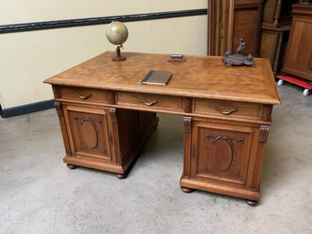 Antik - frei aufstellbarer Schreibtisch - Jugendstil - Lieferung möglich! 1