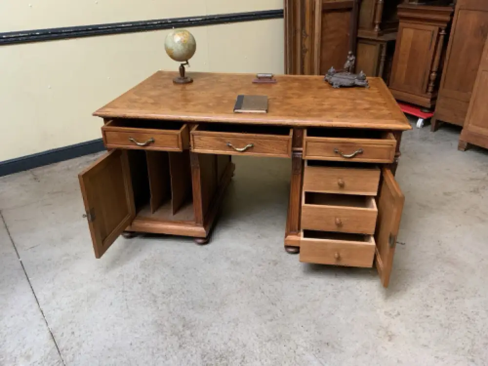 Antik - frei aufstellbarer Schreibtisch - Jugendstil - Lieferung möglich! 10