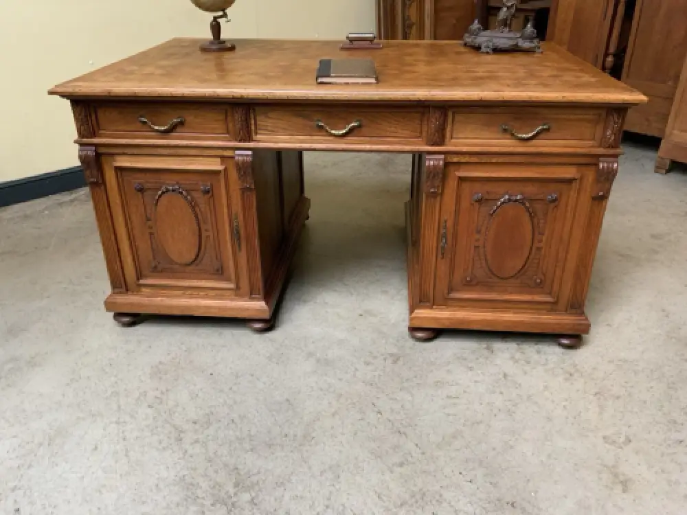 Antik - frei aufstellbarer Schreibtisch - Jugendstil - Lieferung möglich! 3