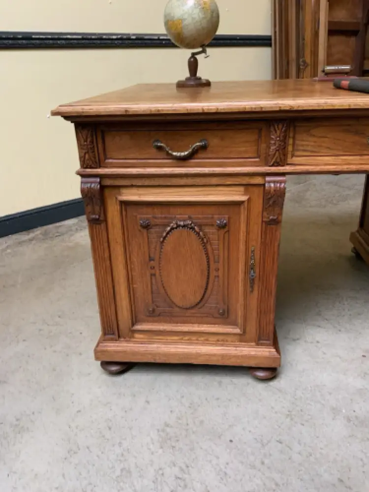 Antik - frei aufstellbarer Schreibtisch - Jugendstil - Lieferung möglich! 4