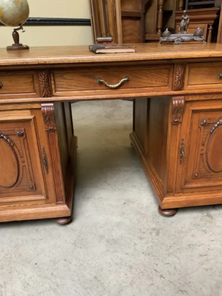 Antik - frei aufstellbarer Schreibtisch - Jugendstil - Lieferung möglich! 5