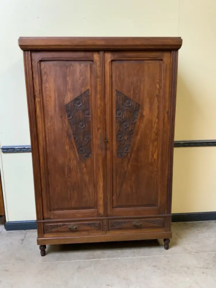 Antik - Kleiderschrank, Wäscheschrank - Art Deco -  Lieferung möglich! 1